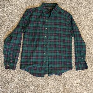 Green Flannel Size Medium